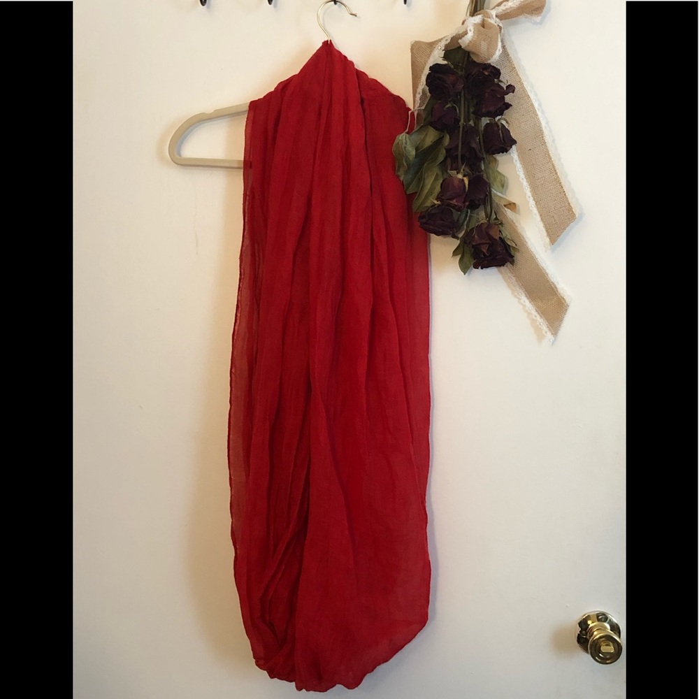 Red Infinity Scarf 🧣 - Picture 2 of 2